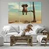 Bild auf Leinwand - Leinwandbild - 3 Teile - Elefant Produktbild-Vorschau 6