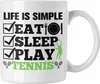 Trendation - Tennis Tasse Geschenk für Tennisspieler mit Produktbild-Vorschau 1
