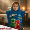 LEGO Ninjago Kinder Kapuzen Bade-Poncho Blau 60x120 cm Produktbild-Vorschau 6