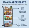Türregal aus Metall mit Korb – Hängeregal für Küche & Produktbild-Vorschau 12