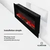 Klarstein Galeras Smart Cheminée électrique Effet de flamme Voir les images du produit 3