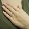 0,90 Carat Diamant rundum Memoire Ring 14 Karat Weißgold - Produktbild-Vorschau 2