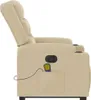 vidaXL Elektrischer Massagesessel mit Aufstehhilfe Creme Produktbild-Vorschau 6