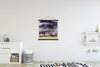 MuchoWow® Textilposter Zitat - Stofftier - Lila - Gold Produktbild-Vorschau 2