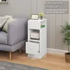 EUGAD Nachttisch schmal, mit Ablagen Schublade, Produktbild-Vorschau 4