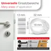SOTECH Türklinkenpuffer Innendurchmesser 18 mm transparent Produktbild-Vorschau 4