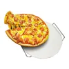 A pizza is shown on a pizza stone with a metal stand. Produktbild-Vorschau