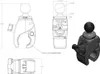Ram Mounts Unpkd Ram Tough-Claw, Rap-B-400U Podgląd zdjęcia produktu 13