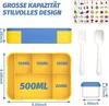 Lunchbox Kinder Lunchbox,Brotdose–1300ML BPA Frei Bento Box Produktbild-Vorschau 4