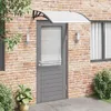 vidaXL Auvent de porte 120×100 cm PC Voir les images du produit 1