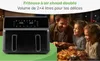 Double friteuse à air chaud 8L Noir Clatronic FR3804H-Noir Voir les images du produit 11