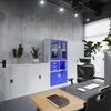 Armoire en tôle avec étagères C001B Armoire de bureau avec Voir les images du produit 4