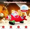 COSTWAY 220 cm Aufblasbarer Weihnachtsmann, Weihnachtsdeko Produktbild-Vorschau 8