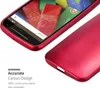 Cadorabo Schutzhülle für Motorola MOTO G2 Hülle in Rot Produktbild-Vorschau 6