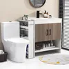 COSTWAY, carrello stretto da cucina, 13 cm di larghezza, 4 Anteprima dell’immagine prodotto 8