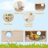 Vogelhäuser,Holz Vogelhaus, Vogelnest Brutkasten mit Produktbild-Vorschau 4