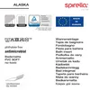 Inserto da bagno spirella Alaska 91 x 36 cm blu elettrico Anteprima dell’immagine prodotto 6