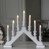 Fensterleuchter Sara, 7-flammig, shabby weiß Produktbild-Vorschau 3