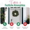 MeisterHome® Corona di Natale artificiale Corona d'Avvento Anteprima dell’immagine prodotto 3