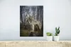 MuchoWow® Poster Wolf - Grau - Wald 30x40 cm - Wandplakat - Produktbild-Vorschau 5