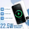 Strex Powerbank Blanc - 27.000 mAh - Charge rapide 22.5W - Voir les images du produit 2
