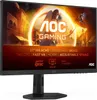 A promotional image for an AOC gaming monitor, showcasing its features and specifications. Produktbild-Vorschau