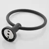 Delvant ESVAN Handtuchhalter Ring rund Edelstahl schwarz Produktbild-Vorschau 4