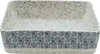 vidaXL Aufsatzwaschbecken Grau Blau Rechteckig 46x35,5x13cm Produktbild-Vorschau 4