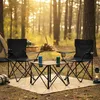 Set da campeggio nero composto da 1 tavolo e 2 sedie con Anteprima dell’immagine prodotto 7