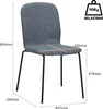A diagram of a chair with dimensions indicated. Produktbild-Vorschau