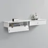 [en.casa] Wandregal mit Tür im 2er Set weiß Wand Regal Produktbild-Vorschau 6