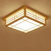 Deckenleuchte im japanischen Stil, LED 24W, quadratische Produktbild-Vorschau 1