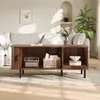 Mesa de centro Merax con puerta corredera, mesa para sala Vista previa de la imagen del producto 4