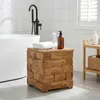 vidaXL Panca contenitore marrone, 40 x 40 x 45 cm, Anteprima dell’immagine prodotto 2