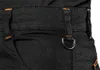 A close-up view of the waistband of black work trousers, showing a belt loop and a D-ring. Náhled obrázku produktu