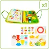 Malplay Sensorik Buch aus Filz Montessori Sinnesbuch Produktbild-Vorschau 13