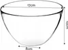 KADAX Salatschüssel aus Glas, ovale Glasschale, 17 cm, Produktbild-Vorschau 3
