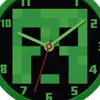 A close-up of a Minecraft-themed clock face. Produktbild-Vorschau