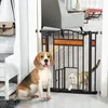 PawHut Barrière de sécurité pour animaux avec porte Voir les images du produit 2
