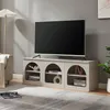 Stolik TV 'Trorhun' z 6 otwartymi przegrodami 140 x 38 x 48 Podgląd zdjęcia produktu 1