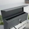 MONZANA® XXL Briefkasten Postkasten mit Zeitungsfach Produktbild-Vorschau 5