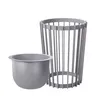 Portavaso con vaso 40 cm portavaso portafiori portafiori Anteprima dell’immagine prodotto 4