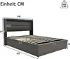 MODFU boxspring postel 140x200 cm, čalouněná manželská Náhled obrázku produktu 5