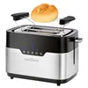 A toaster with a bun on top, on a white background. Náhled obrázku produktu