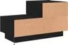 Comodino con luci LED nero 70x36x40,5 cm Anteprima dell’immagine prodotto 10