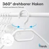 20 Stk. Kleiderbügel Anti-Rutsch Kunststoff Hemdenbügel Produktbild-Vorschau 7