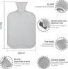 Wärmflasche mit Weichem Bezug –Auslaufsicher 2L Groß Produktbild-Vorschau 2