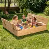 Aga Kinder Holzsandkasten 120x120 cm Produktbild-Vorschau 3