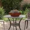 vidaXL Sadzarka ogrodowa Rusty 40 x 40 x 15 cm Stal odporna Podgląd zdjęcia produktu 2