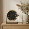 Goldene Tischuhr auf Metallständer KORA, Ø 21 cm Produktbild-Vorschau 12